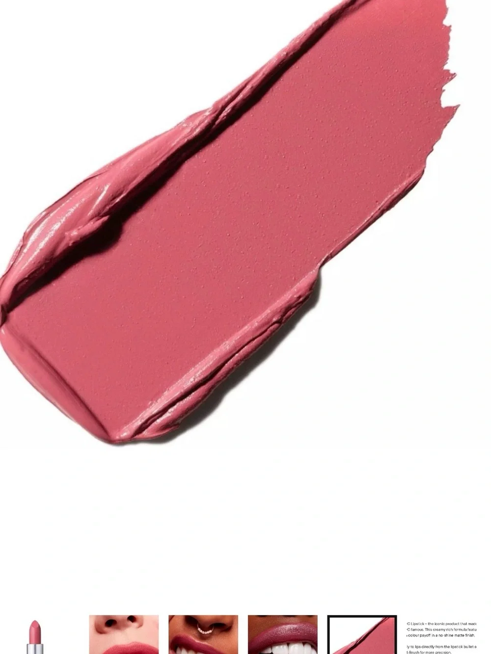 MAC Cosmetics Matte Lipstick — Rose-Mauve Pink
